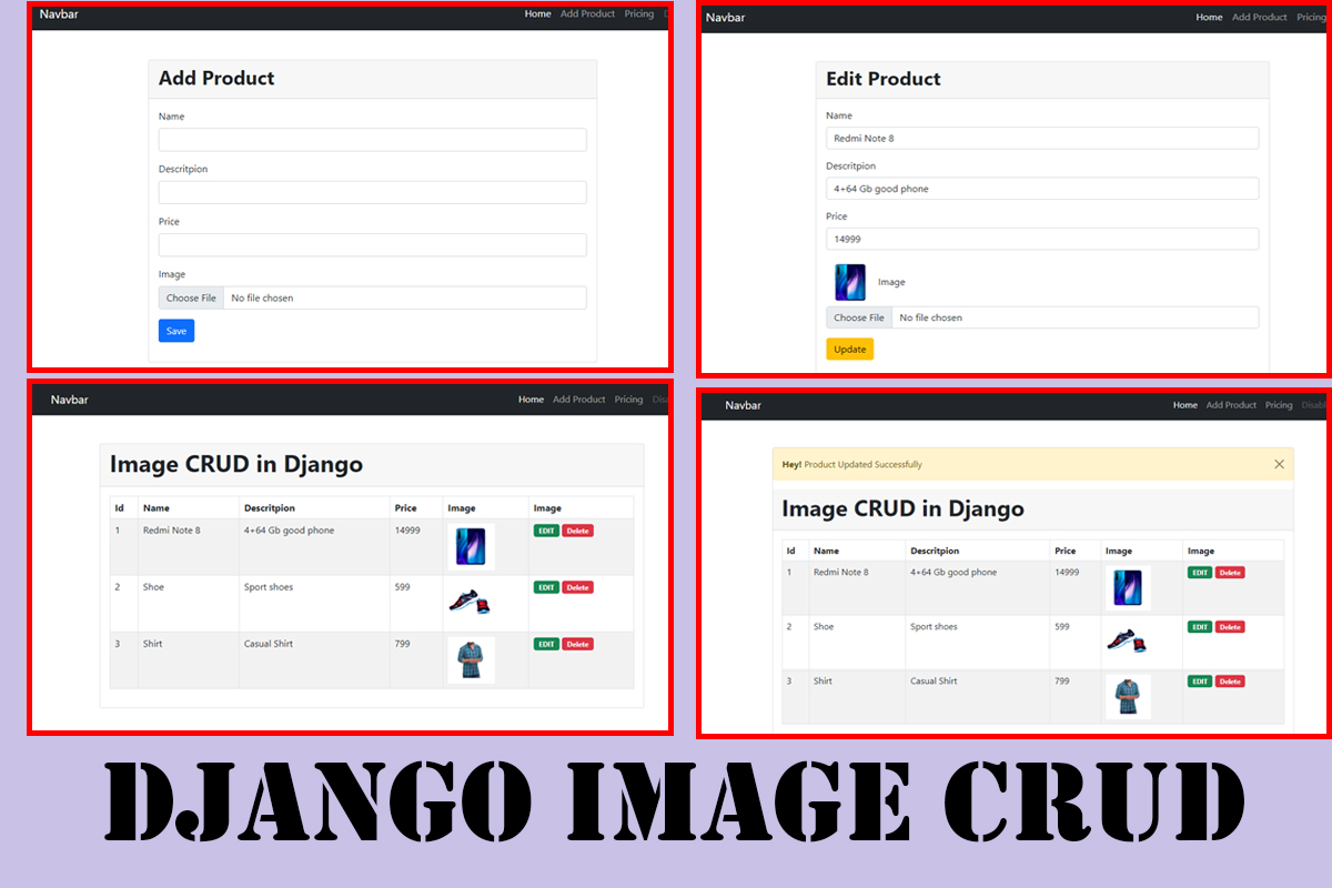 Django Image CRUD