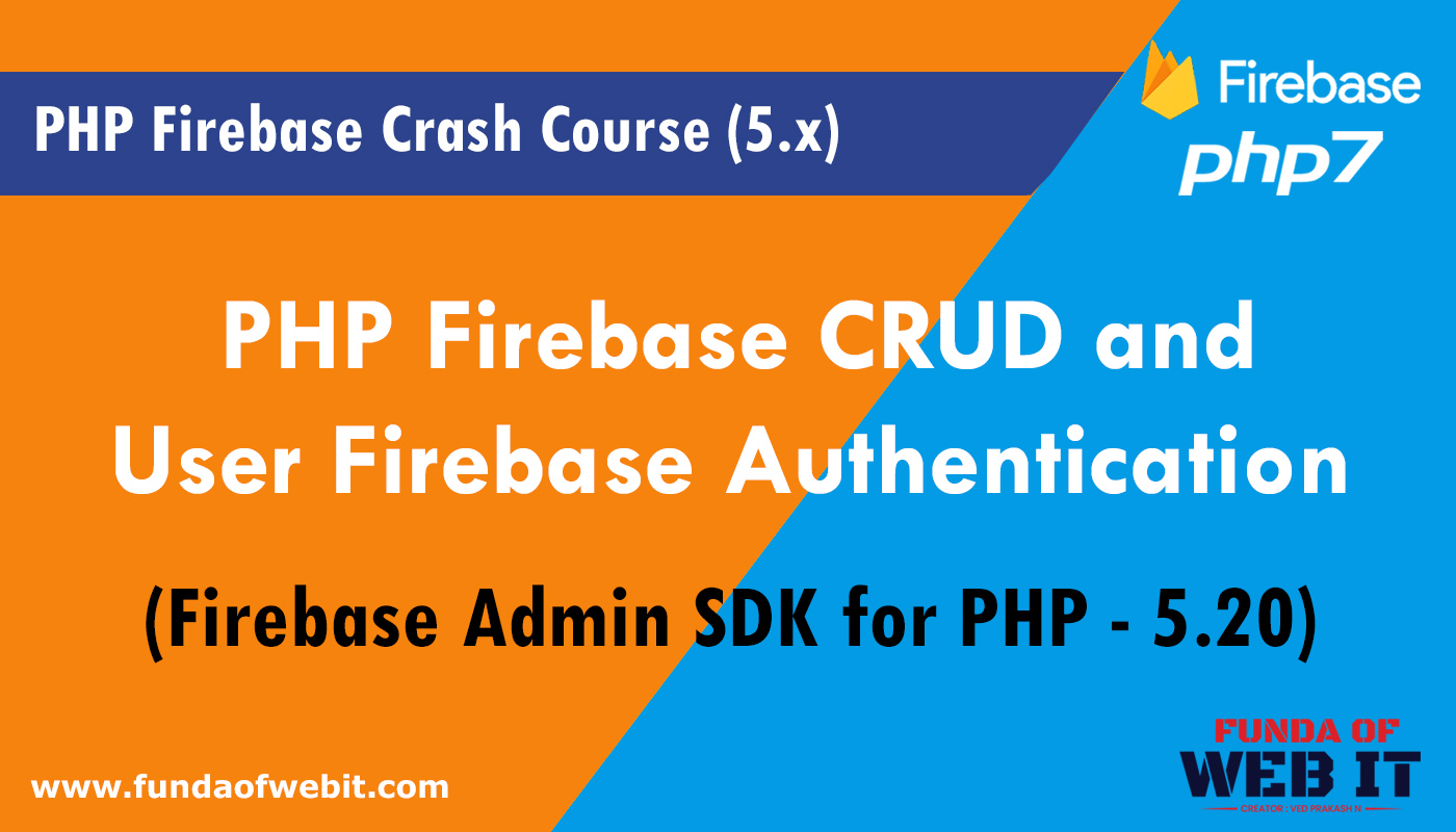 PHP Firebase CRUD with Authentication Source Code