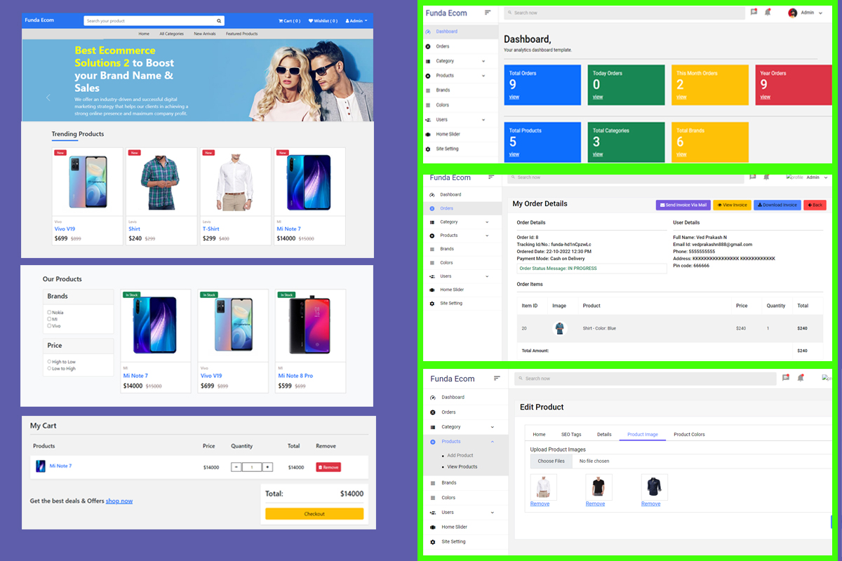 Laravel Ecommerce Template Free Download