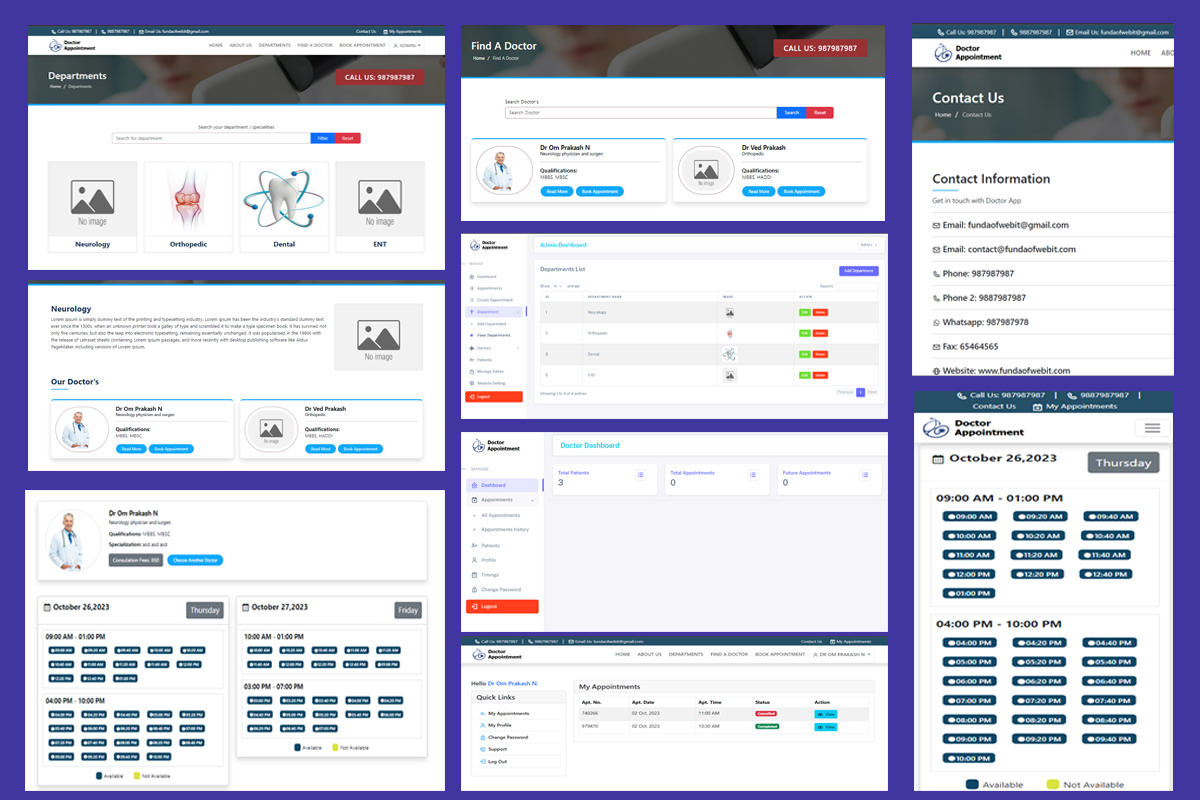 Doctor Appointment Booking System in Laravel | Hospital Management System